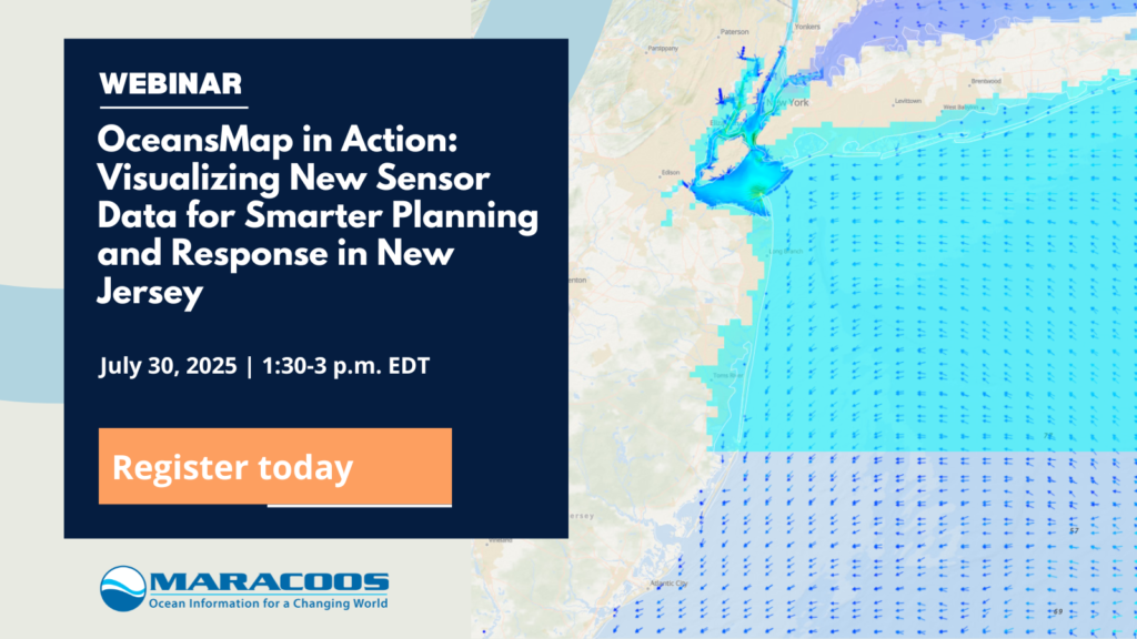 Webinar Recording Now Available: OceansMap in Action: Visualizing New Sensor Data for Smarter Planning and Response in New Jersey & New York